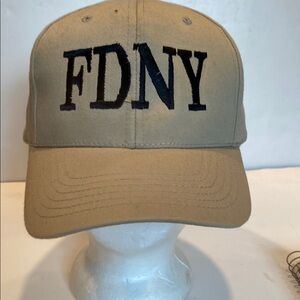 FDNY Tan Canvas Cap
